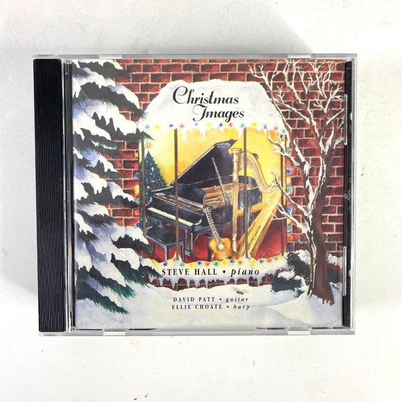 Steve Hall David Patt Ellie Choate Christmas Images CD 1995 Classical Piano Harp - Picture 2 of 4